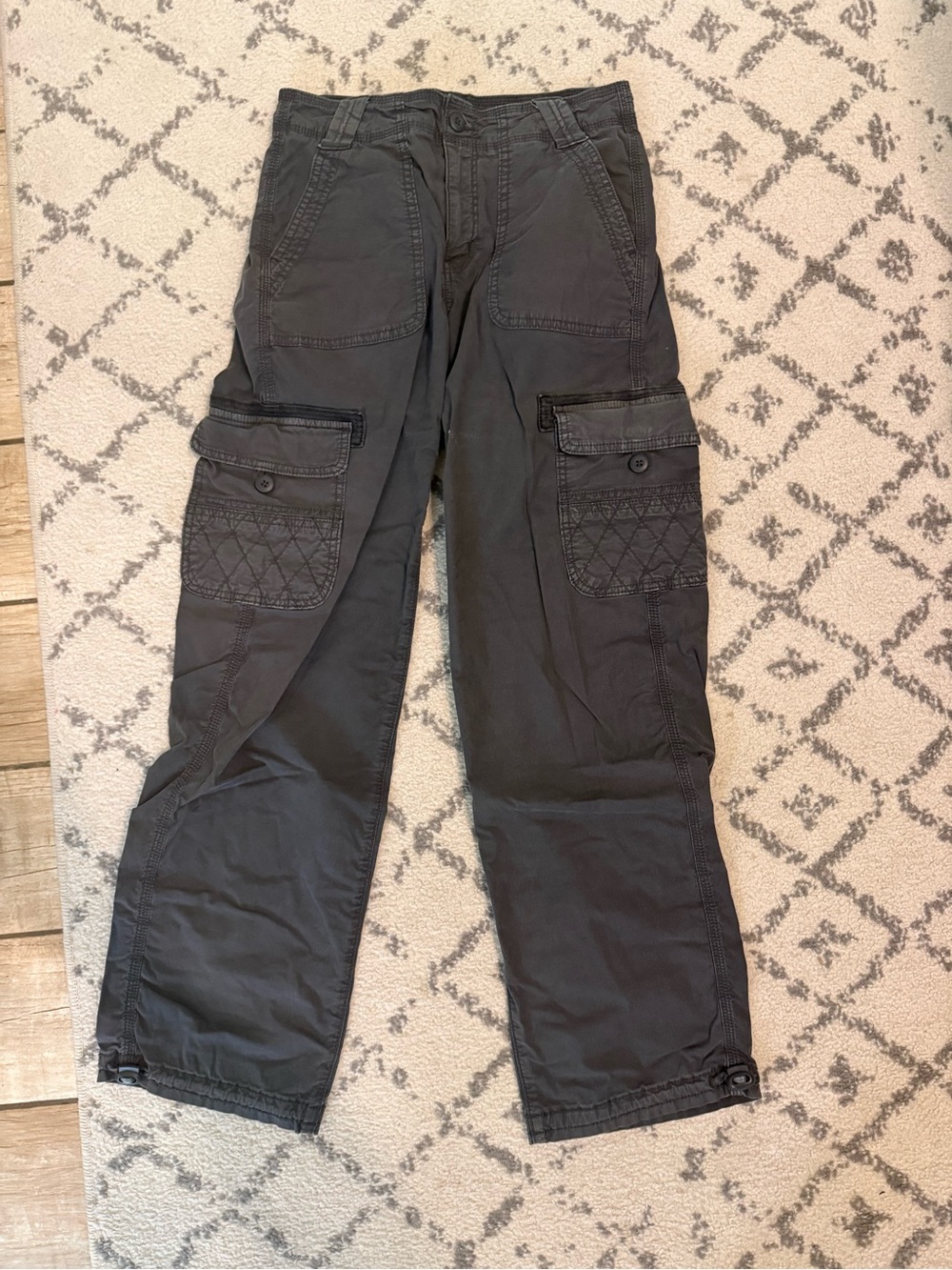 American Eagle Dark Gray Cargo Pants
